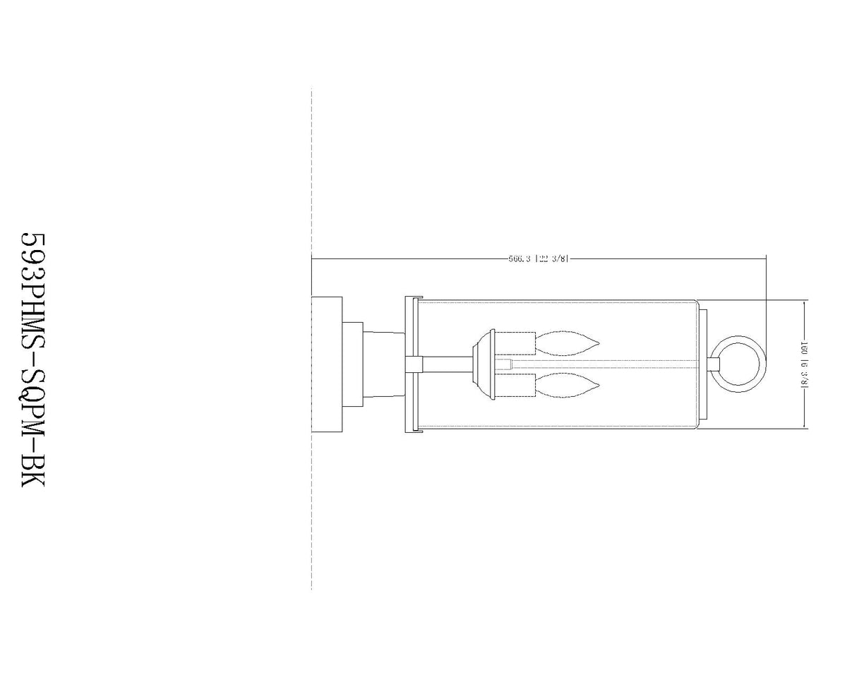 Sana 2 Light Outdoor Pier Mounted Fixture