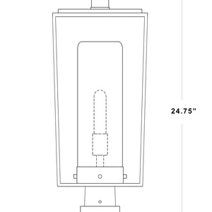 Sheridan 1 Light Outdoor Pier Mounted Fixture