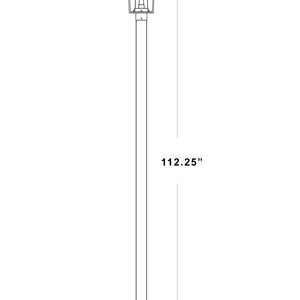 Sheridan 1 Light Outdoor Post Mounted Fixture