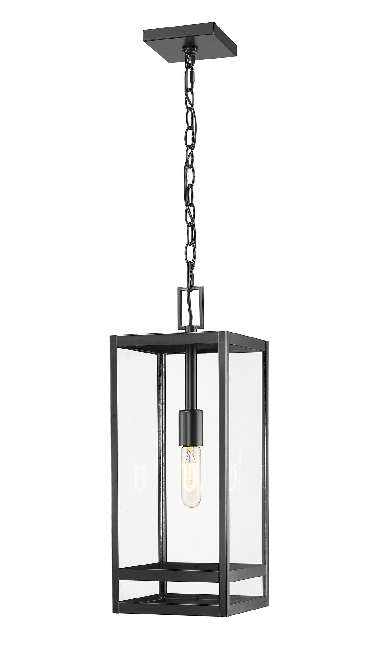 Nuri 1 Light Outdoor Chain Mount Ceiling Fixture