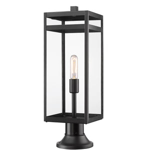 Nuri 1 Light Outdoor Pier Mounted Fixture
