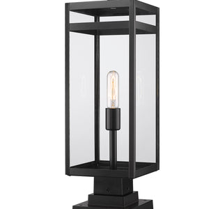 Nuri 1 Light Outdoor Pier Mounted Fixture