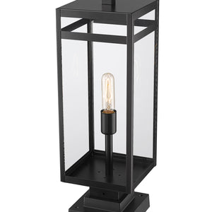 Nuri 1 Light Outdoor Pier Mounted Fixture
