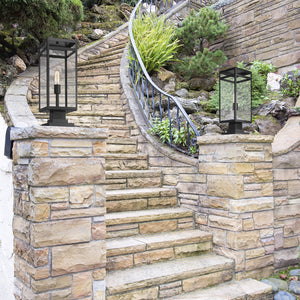 Nuri 1 Light Outdoor Pier Mounted Fixture