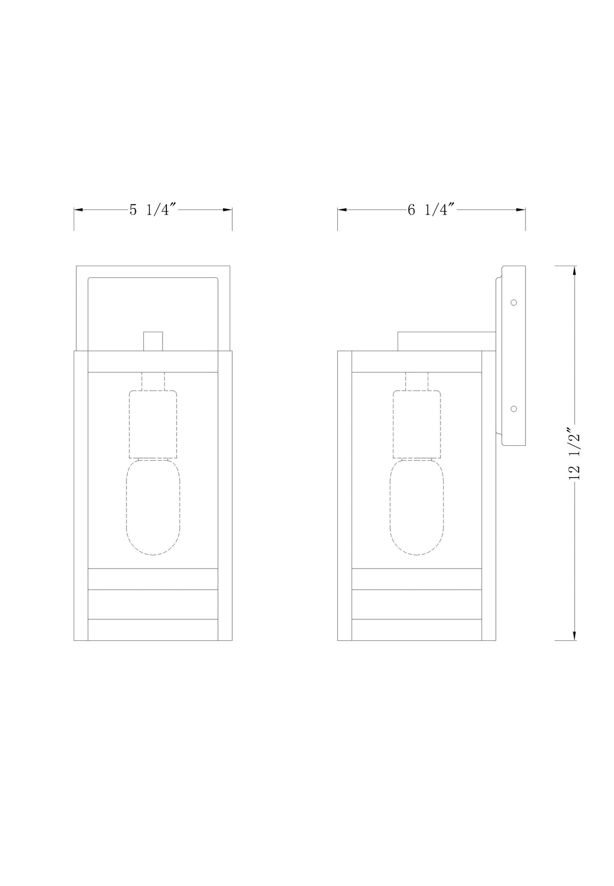 Nuri 1 Light Outdoor Wall Light