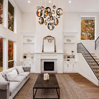 Arlington 19-Light 51" Integrated LED Multi Drop Chandelier