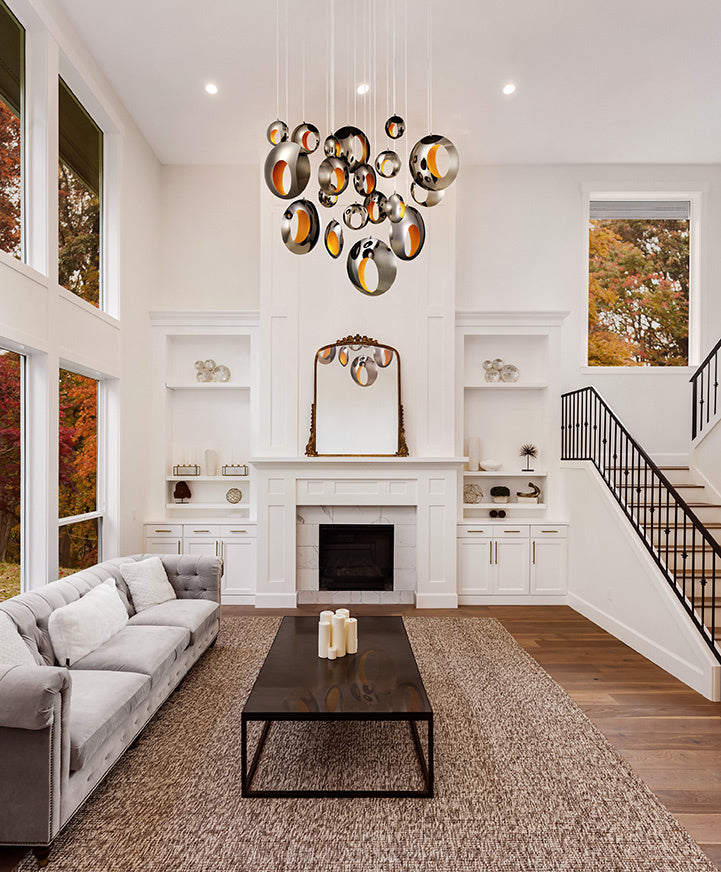 Arlington 19-Light 51" Integrated LED Multi Drop Chandelier