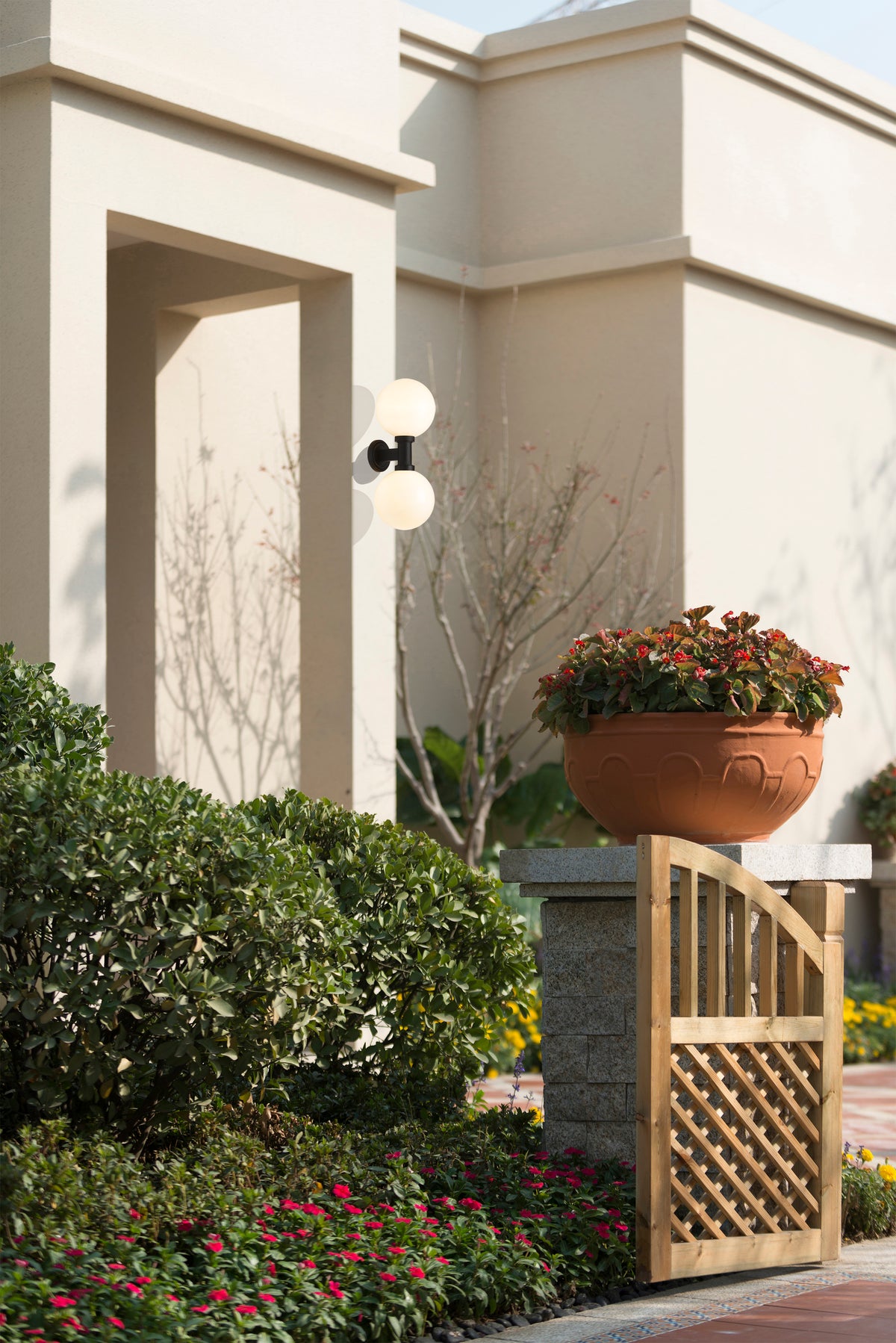 Laurent 2 Light Outdoor Wall Light