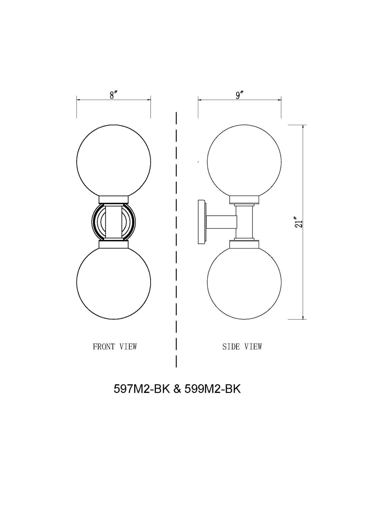 Laurent 2 Light Outdoor Wall Light