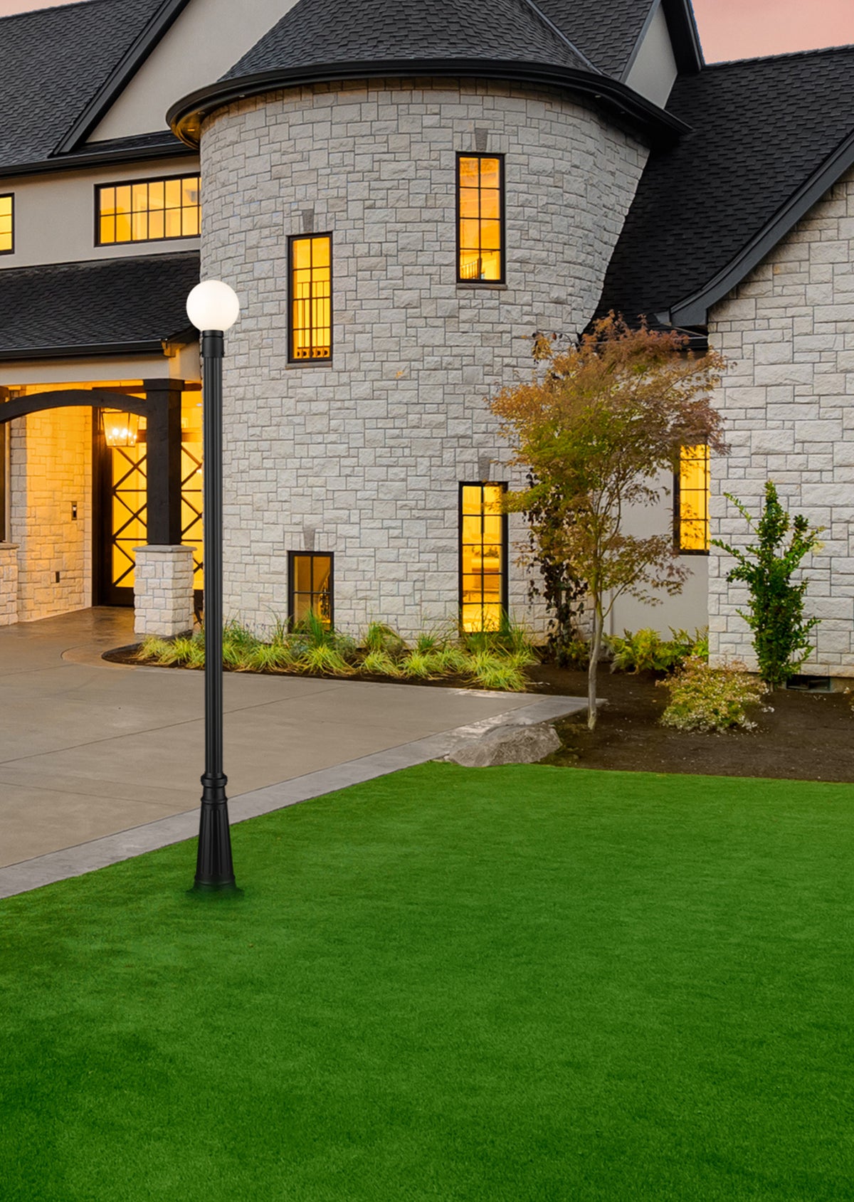 Laurent 1 Light Outdoor Post Mounted Fixture