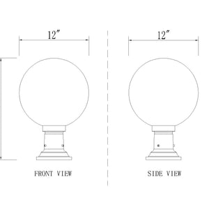 Laurent 1 Light Outdoor Pier Mounted Fixture