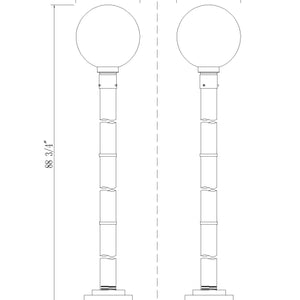 Laurent 1 Light Outdoor Post Mounted Fixture