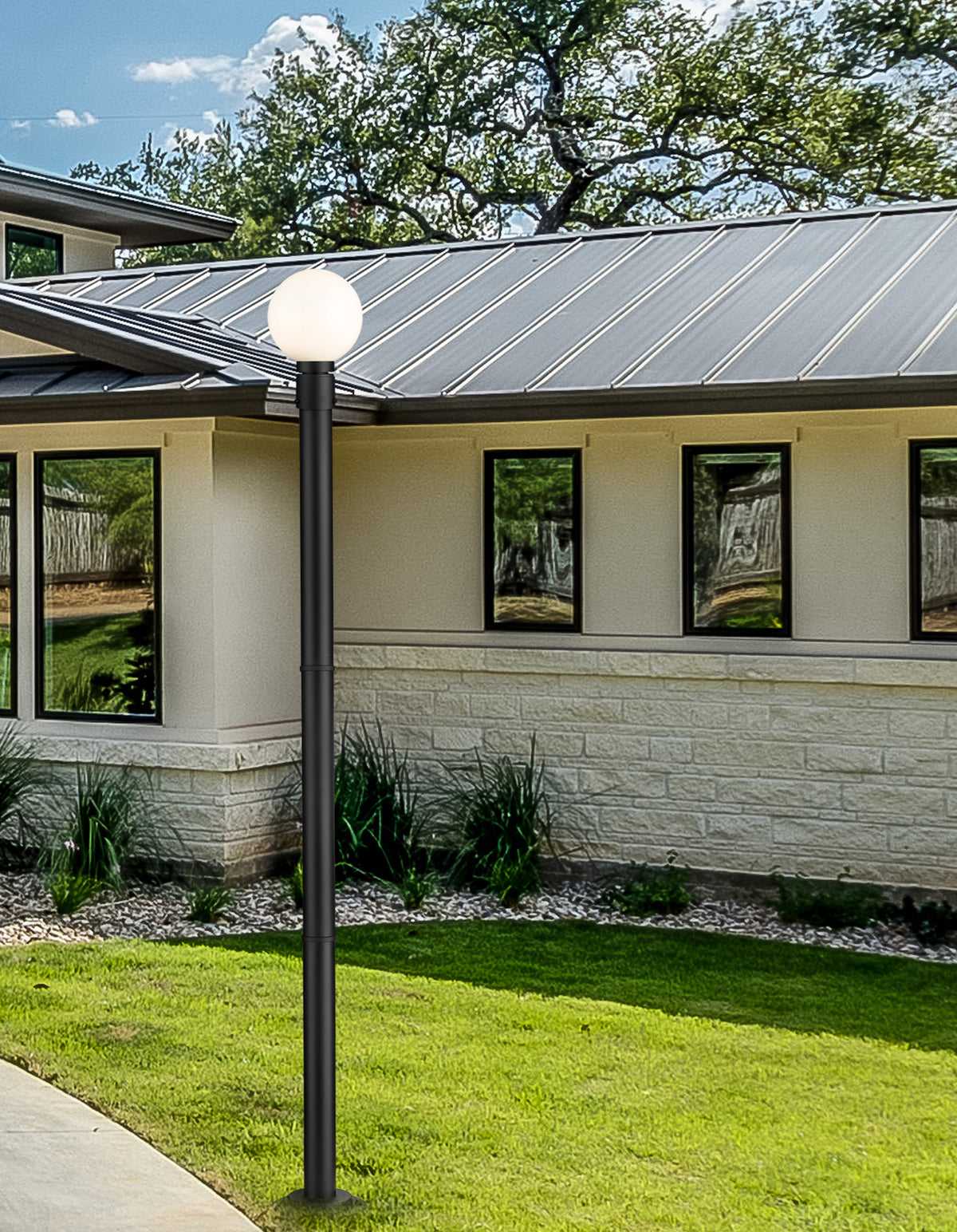 Laurent 1 Light Outdoor Post Mounted Fixture