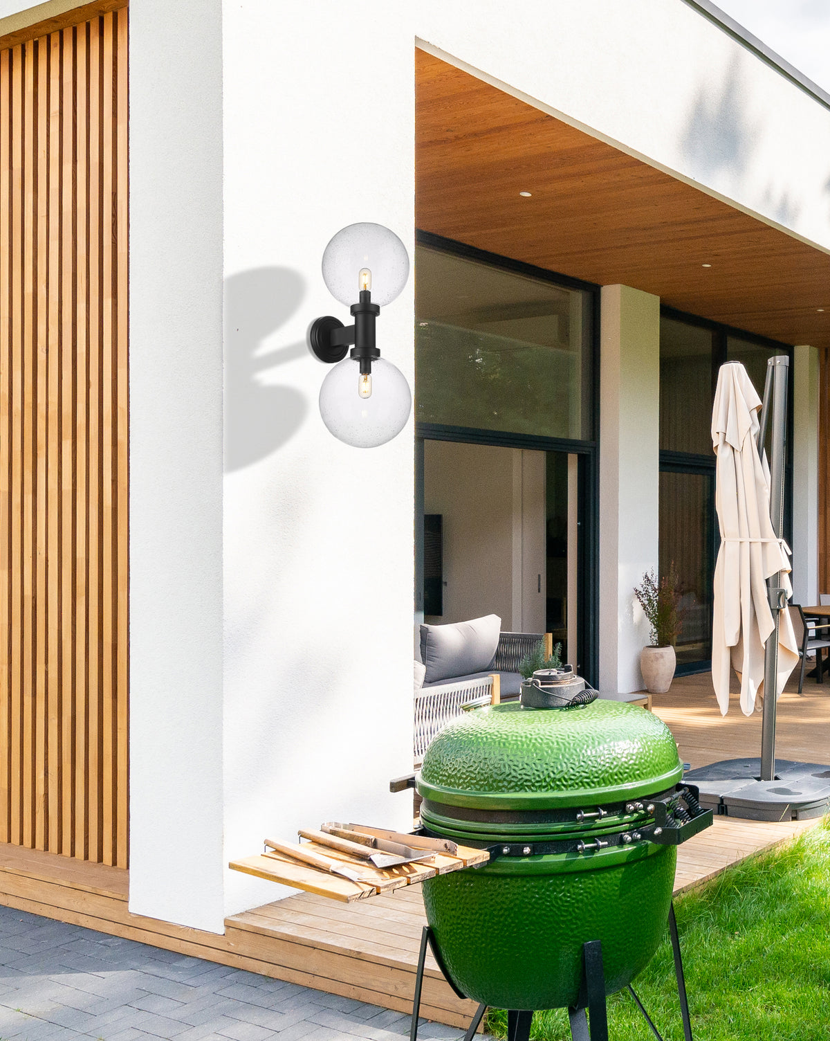 Laurent 2 Light Outdoor Wall Light