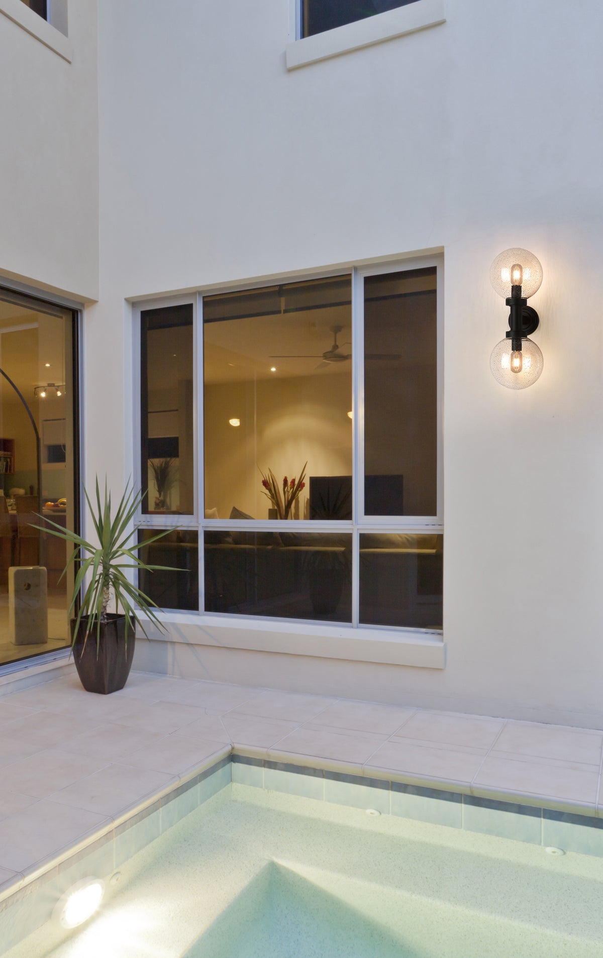 Laurent 2 Light Outdoor Wall Light