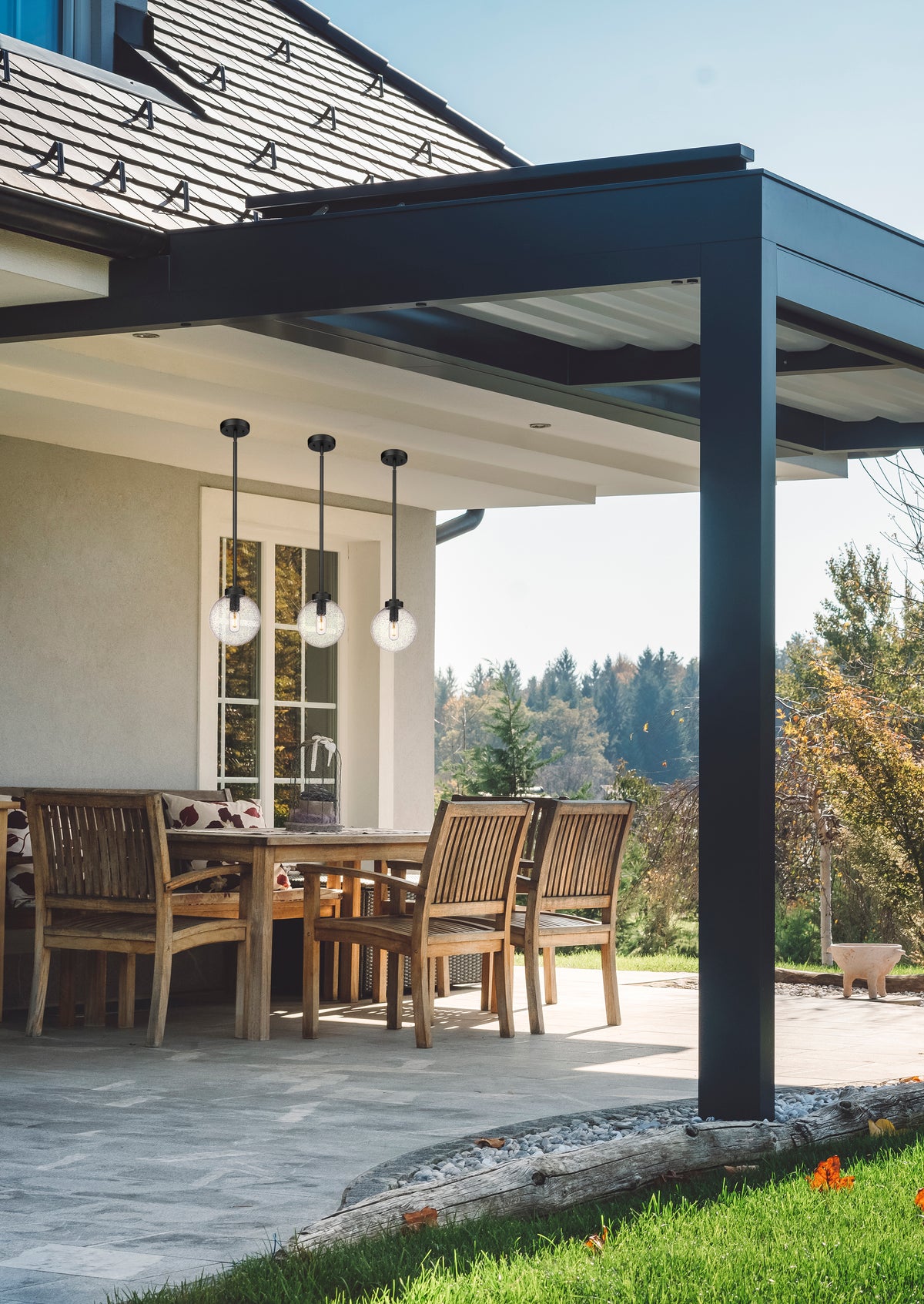Laurent 1 Light Outdoor Pendant