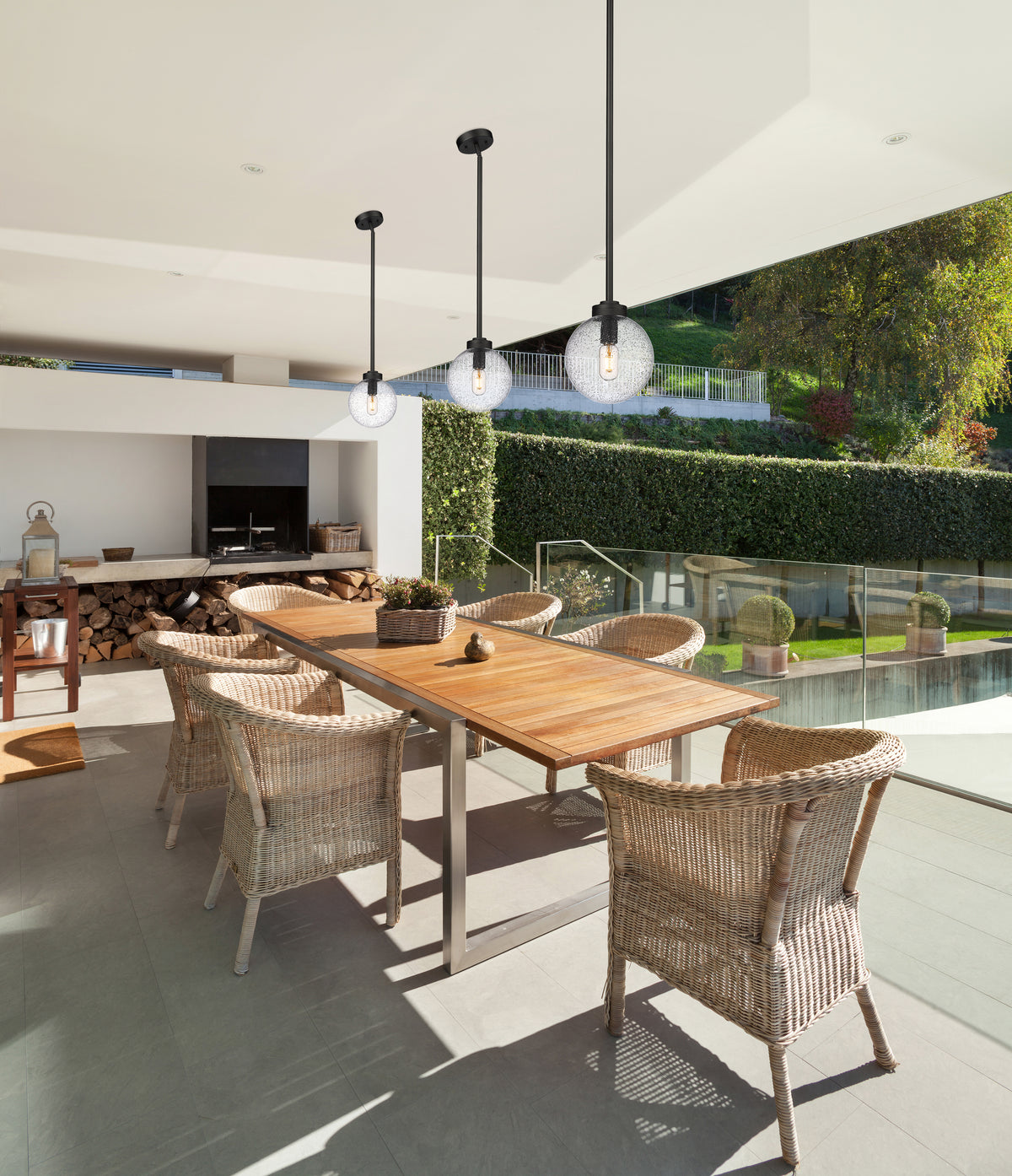 Laurent 1 Light Outdoor Pendant