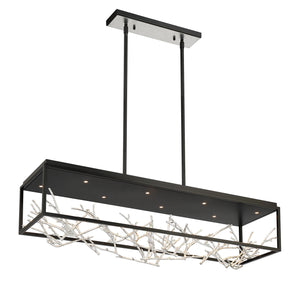 Aerie 8-Light 42" Integrated LED Linear Chandelier