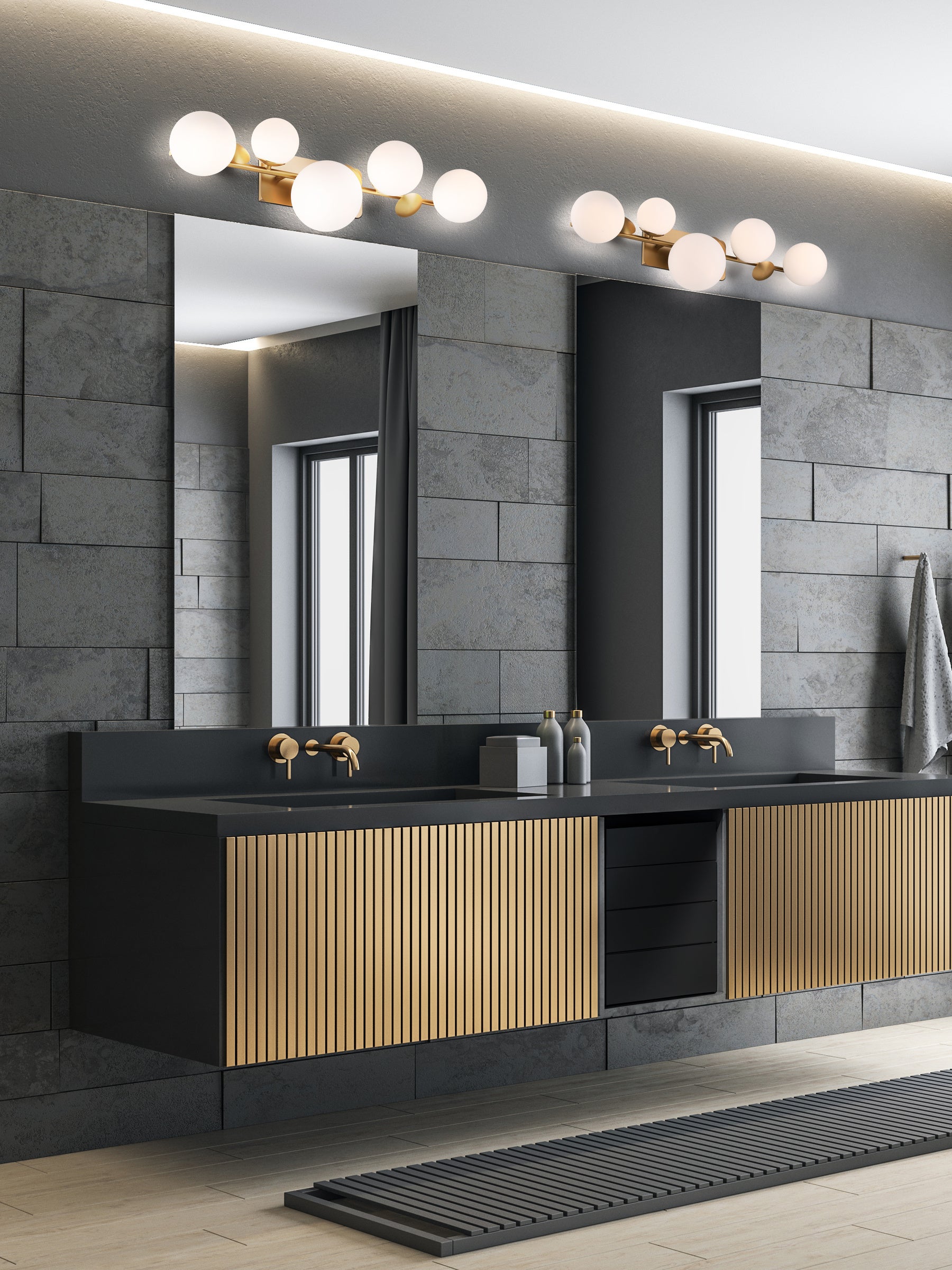 Vine 5-Light 36" Integrated LED Vanity
