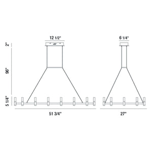 Altamont 18-Light 52" Integrated LED Grand Chandelier