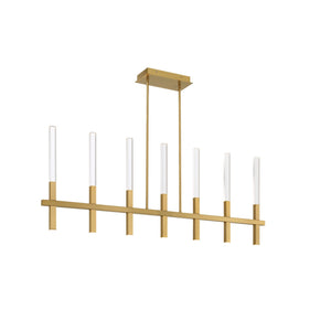 Benicio 7-Light 46" Integrated LED Linear Chandelier