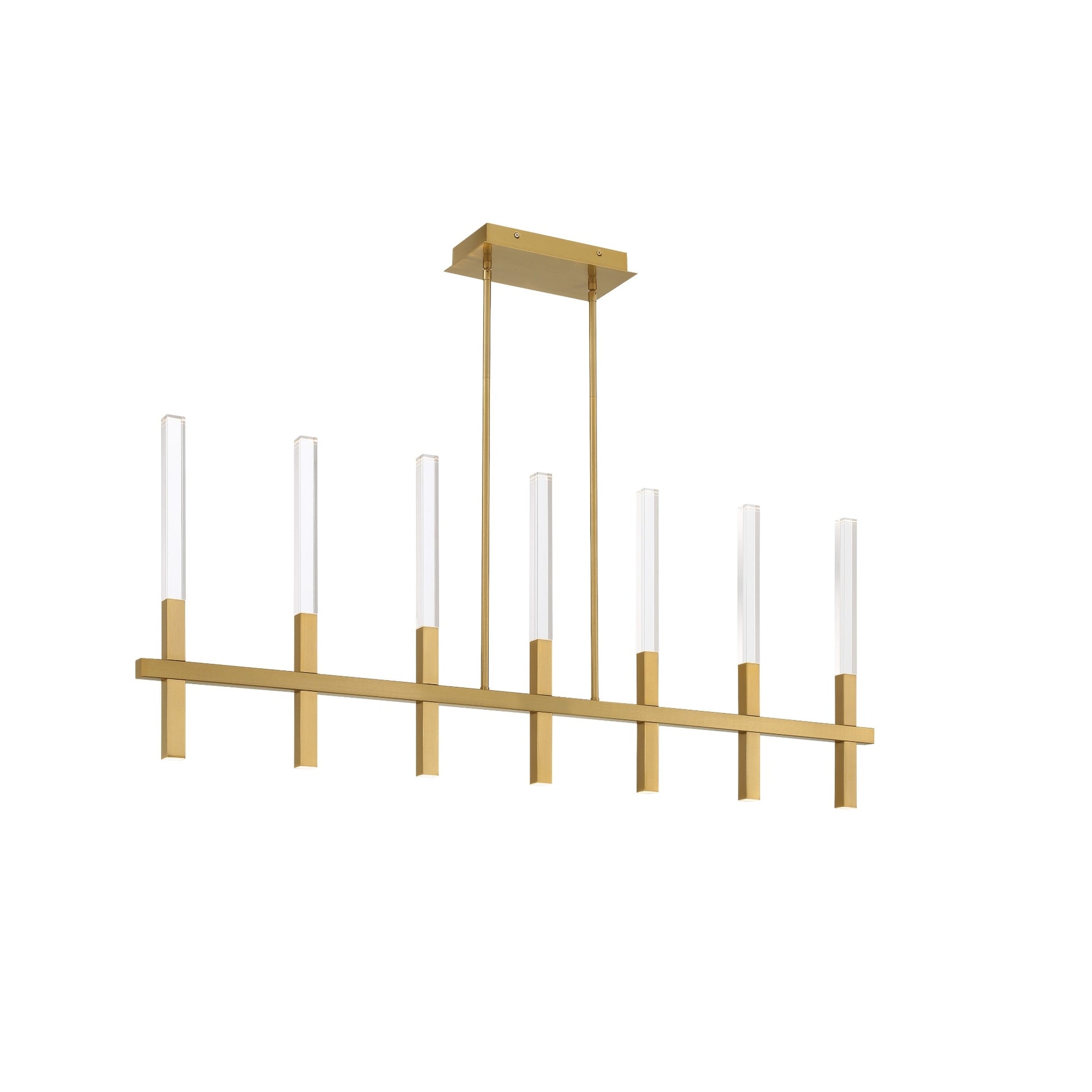 Benicio 7-Light 46" Integrated LED Linear Chandelier