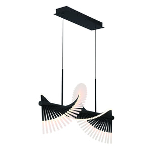 Voltik 60-Light 40" Integrated LED Linear Chandelier