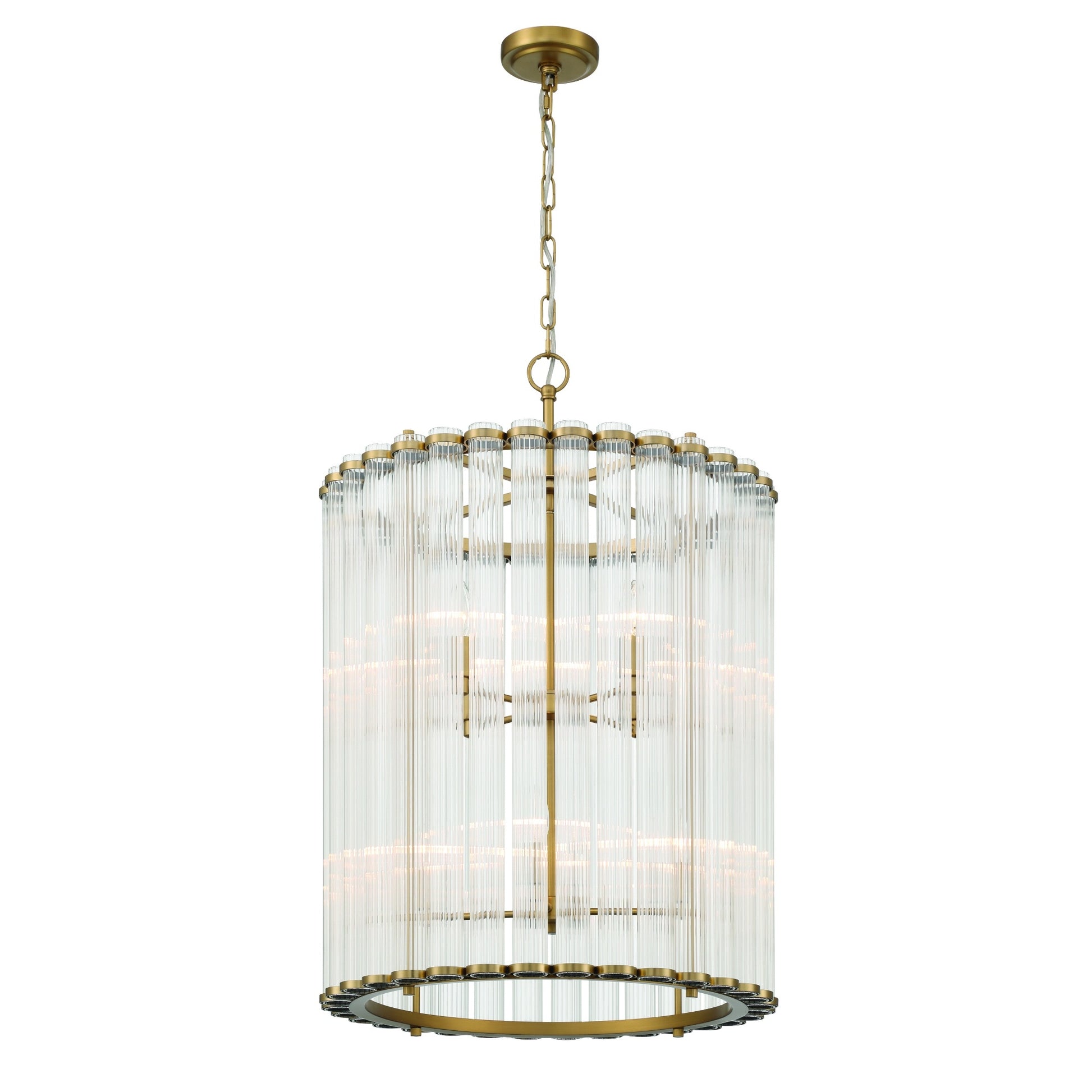 Glasbury 2-Tiers 8-Light 27" Chandelier