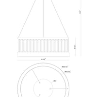 Empra 24" Integrated LED Pendant