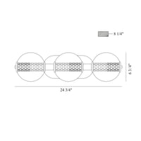 Atomo 3-Light 25" Integrated LED Vanity