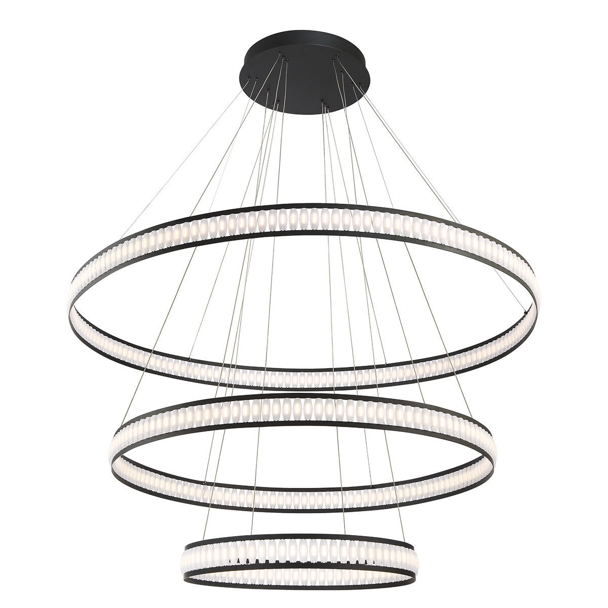 Forster 3-Tiers 3-Light 60" Integrated LED Grand Chandelier