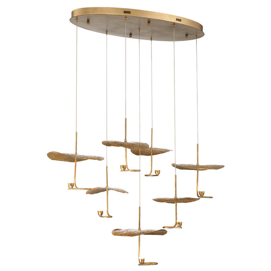 Lagatto 7-Light 40" Integrated LED Multi Drop Chandelier