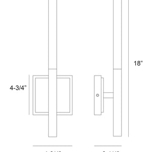 Benicio 18" Integrated LED Wall Sconce