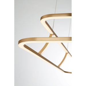 Cadoux 44" Integrated LED Linear Chandelier