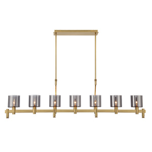 Decato 7-Light 57" Linear Chandelier