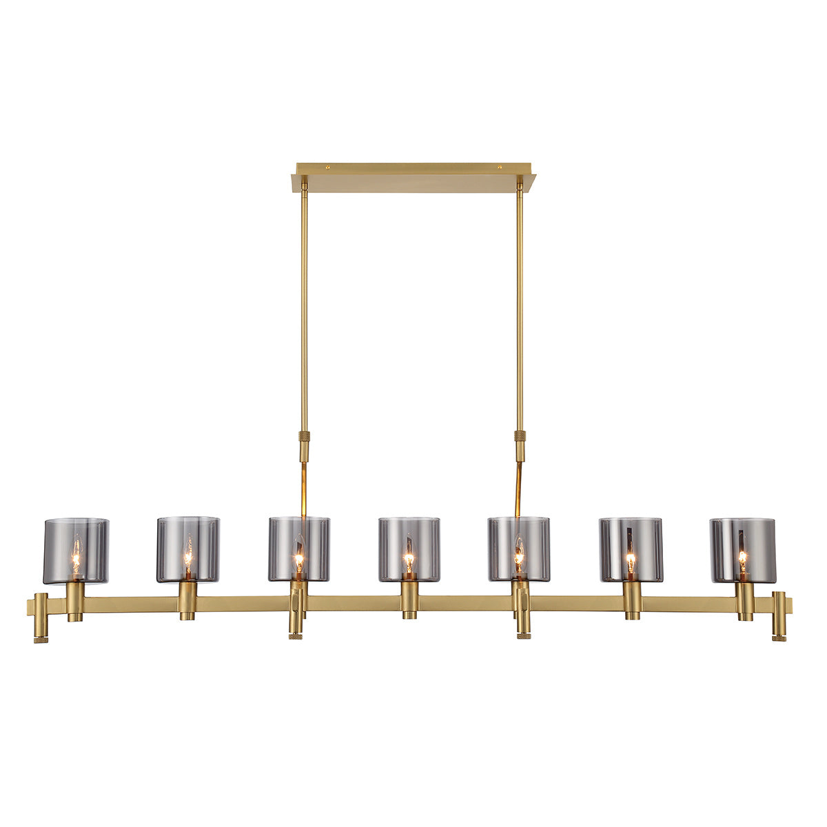 Decato 7-Light 57" Linear Chandelier