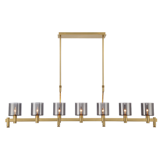 Decato 7-Light 57" Linear Chandelier