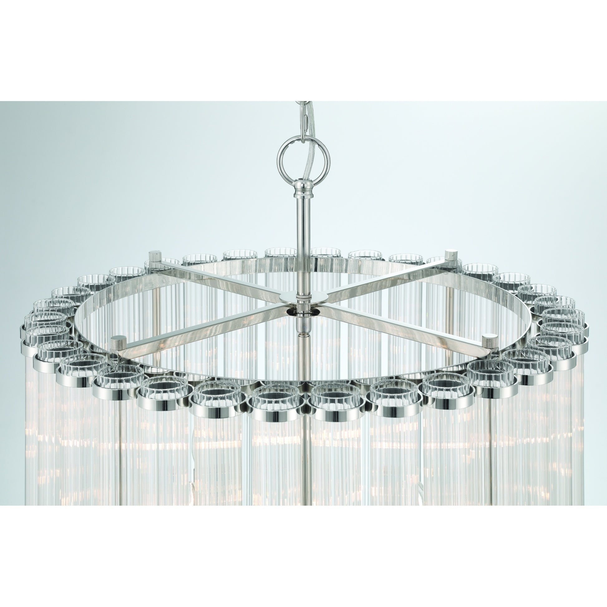 Glasbury 2-Tiers 8-Light 27" Chandelier