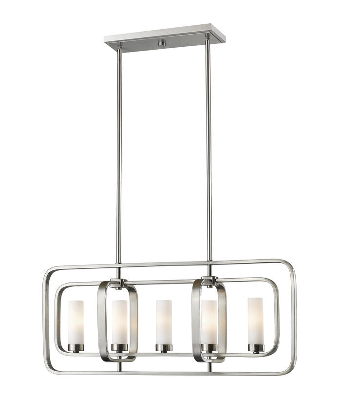 Aideen 5 Light Linear Chandelier 5 x 60W - Candelabra
