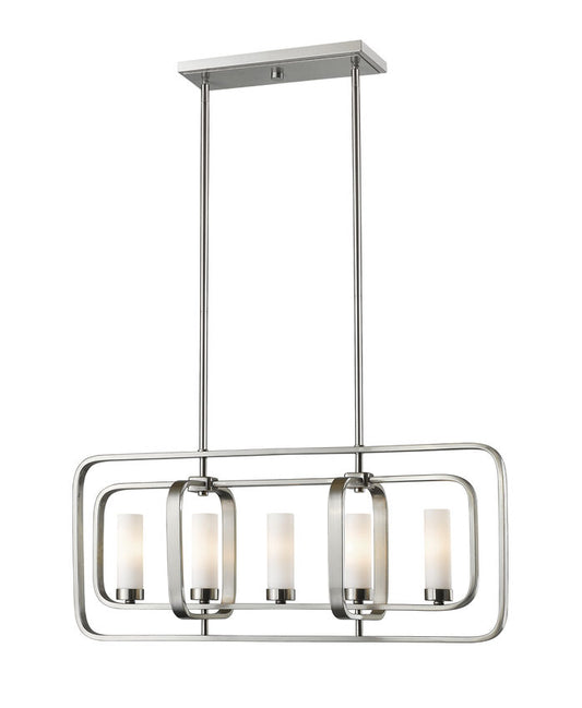 Aideen 5 Light Linear Chandelier 5 x 60W - Candelabra