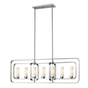 Aideen 7 Light Linear Chandelier 7 x 60W - Candelabra
