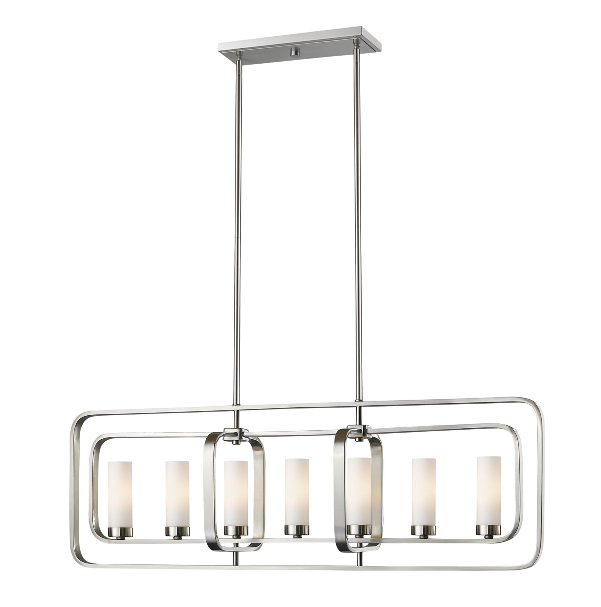 Aideen 7 Light Linear Chandelier 7 x 60W - Candelabra