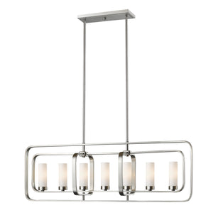 Aideen 7 Light Linear Chandelier 7 x 60W - Candelabra