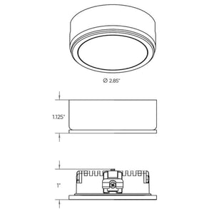 Power-Led Puck 120V PowerLED puck, 5CCT