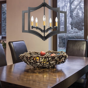 Zander 5 Light Chandelier