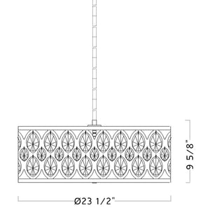 Dealey 6 Light Chandelier