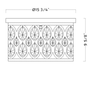Dealey 4 Light Flush Mount
