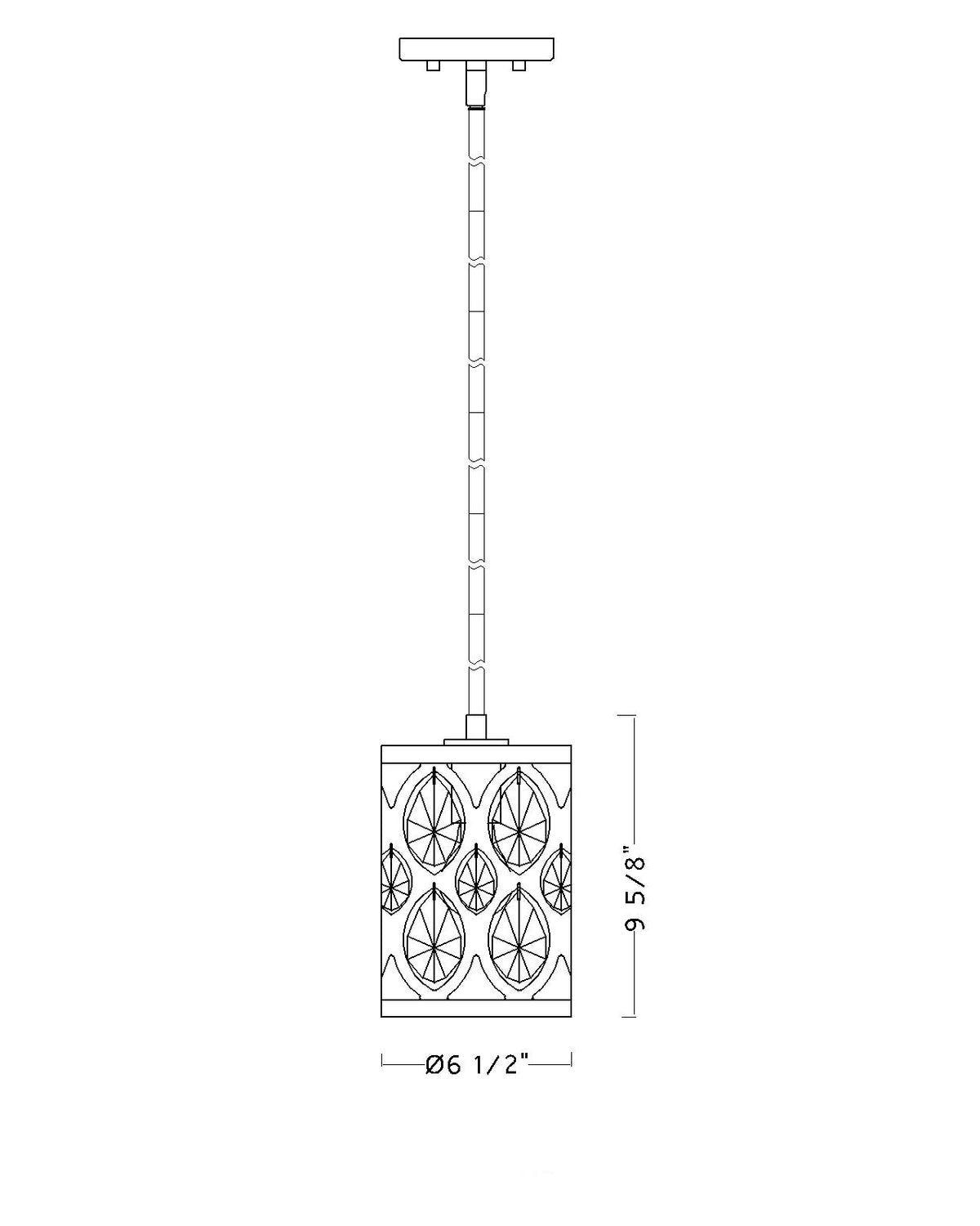 Dealey 1 Light Pendant