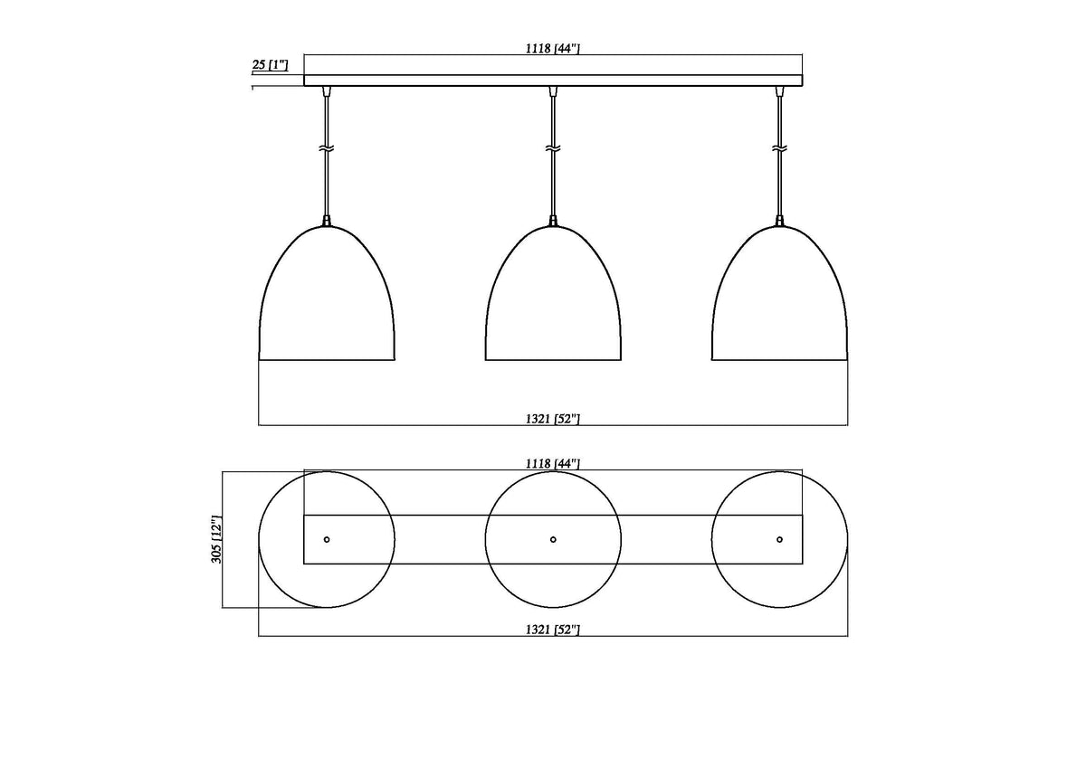 Z-Studio 3 Light Pendant