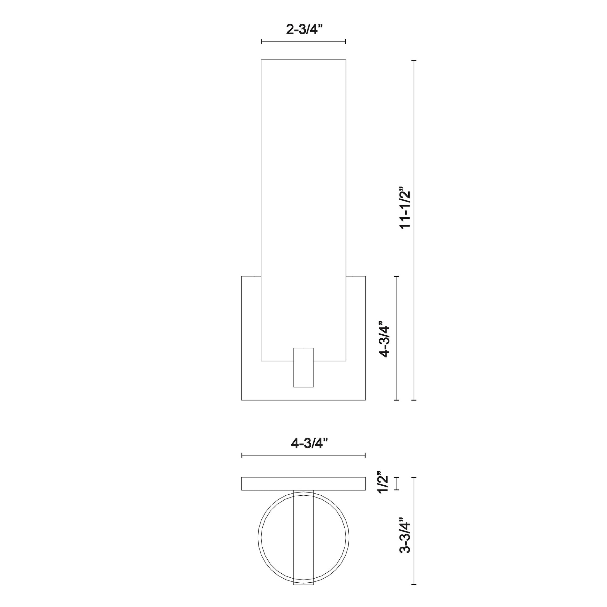Elizabeth 12-in Wall Sconce
